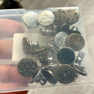Metal fashion bottons for jeans